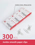 Jumbo Paper Clips Smooth, 300 Large Paperclips (3 Boxes of 100 Each), Paperclips for Office School & Personal Use, Daily DIY, 2" Silver Paper Clip...