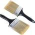 5 Pieces 4 Inch Paint Brushes,Flat Painting Brush Tool with Treated Plastic Handle for Home Furniture DIY Paint,Wood Cabinet,Fences,Deck and Wall ...