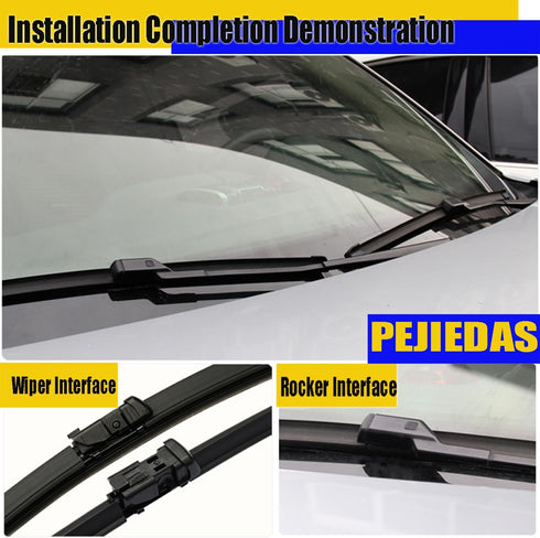 3 Wiper Blades for Volkswagen Tiguan 2007-2017, Front Wiper Blades + Rear Wiper Blades, OE Original Style (24" + 21" + 13" - Pack of 3)...