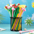 30Pcs Hawaiian Luau Ballpoint Pens, 0.5 mm Black Gel Ink Pen, Cute Flamingo Watermelon Cactus Lemon Fruit Pen for Kids Student and School Office S...