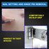 Spring Nail Set,Dual Head Nail Setter,4pcs Hammerless Door Hinge Pin Removal Tool,Striking Force Spring Loaded Nail Punch?1/8-in, 3/32-in, 3/16-in...
