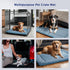 Dog Bed Mat, Dog Crate Pad Reversible,Soft Kennel Pad, Washable Dog Crate Mat (Cool and Warm),Pet Sleeping Mattress for Small Medium Dogs XB009 (1...