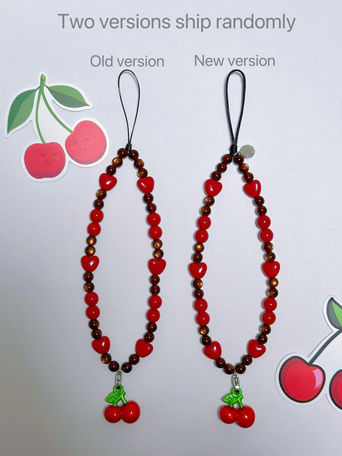 Drawwind Phone Charm Strap Universal Cell Phone Lanyard Wrist Strap Beaded Phone Chain String Handmade Phone Case Accessories for Women Girls (Swe...