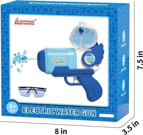 Electric Water Gun Toys for 3 4 5 6 7 8 9 10 Year Old Boys Girls, Automatic Water Guns for Kids Ages 8-12 4-8, Squirt Gun for Cats Dogs, Adults Su...