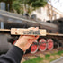 5 PCS-Wooden Train Whistle Musical Toy for Kids (4 Tone)...