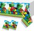 2pc Super Bros Rectangle Tablecloths Video Games Party Plastic Table Covers 70.8 x 42.5 Inch Children Boys Birthday Party Decoration Supplies...
