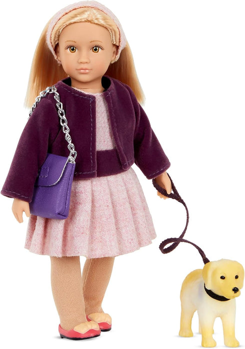 Lori – Mini Doll & Toy Dog – 6-Inch Doll & Golden Retriever – Play Set With Outfit, Animal & Accessories – Playset For Kids – 3 Years + – Hazel & ...