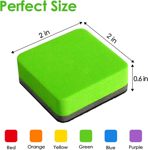 MaxGear Whiteboard Eraser, 36 Pack Magnetic Dry Erase Erasers, Dry Erasers for Whiteboard, White Board Erasers, Dry Erasers Bulk for Classroom, Of...