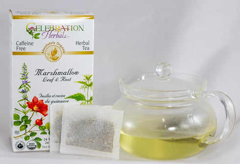 CELEBRATION HERBALS Marshmallow Leaf & Root Organic 24 Bag, 0.02 Pound...