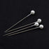 Quilting Supplies Boutonniere Pin 100pcs Pearl Head Metal White Round Bead Head Stick DIY Handmade Craft Supplies for Women Ladies Pin Wedding Dec...