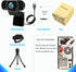 Akyta 1080P Webcam with Microphone, Noise-Canceling/Privacy Cover & Wide Angle 110°, Plug and Play USB Web Camera for Desktop Computer PC Laptop M...