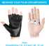 Accmor Genuine Leather Cycling Fingerless Gloves, Outdoor Driving Motorcycle Sport Half Finger Glove for Men Women Teens...