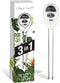 Classy Casita 3-in-1 Soil Moisture, Light, pH Meter - Hygrometer Tester for Indoor and Outdoor Plants - Monitor levels for garden, farm, lawn, hou...