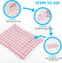 Dog Bed Mat, Reversible Dog Crate Pad for Medium Small Dogs, Portable and Soft Pet Bed Mat, Machine Washable Pet Bed Pad for 24-inch Kennel(Pink)...