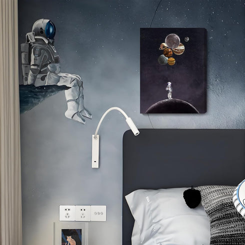ARTZON Inspirational Wall Art Canvas Print Astronaut Holding Planet Creative Picture Framed Artwork for Bedroom, Bathroom, Living Room, Office, 12...