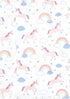 Hudson Baby Unisex Baby Cotton Flannel Burp Cloths, Unicorns Rainbows 4 Pack, One Size...