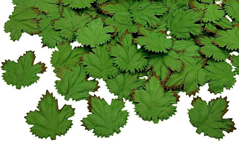 Mulberry Paper Maple Leaves Artificial Leaf Craft Leaves for Scrapbooking Wedding Doll House Supplies Card DIY Craft Project Party Decoration. (Gr...