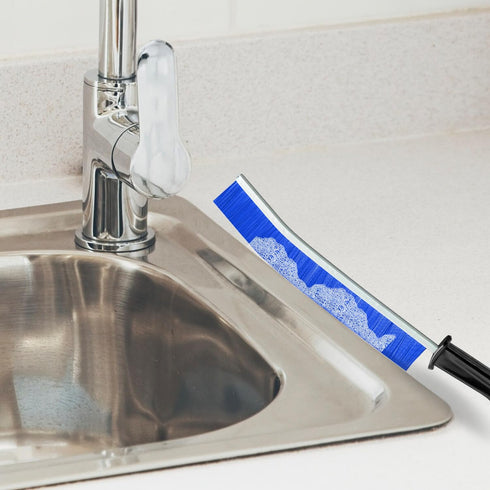 Crevice Cleaning Brush, 4Pcs Hard Bristle Crevice Cleaning Brushes for Household Use, Gap Cleaning Brush, Crevice Brush to Scrub and Clean, Toilet...
