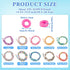 Beadthoven 10 Strands 4mm Clay Beads Pearlized Clay Beads for Bracelet Making Heishi Beads Colorful Flat Beads Disc Beads Preppy Clay Beads for Je...