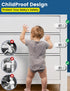 Cabinet Fridge Locks Baby Proofing, 4 Pack Child Proof Cabinet Refrigerator Locks, Baby Child Safety Frigerator Locks for Cabinets, with Strong Ad...