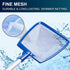 Hot Tub Skimmer Net Handheld, Professional Pool, Spa, Pound Skimmer Net with Aluminum Pole Handle, Deep Ultra Fine Mesh Netting Small Pool Skimmer...