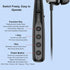 Wireless Bluetooth 5.3 Neckband Headphone, Hanging Neck Magnetic Attraction Headset with LED Power Display, Foldable Silicone Collar Sports Earpho...