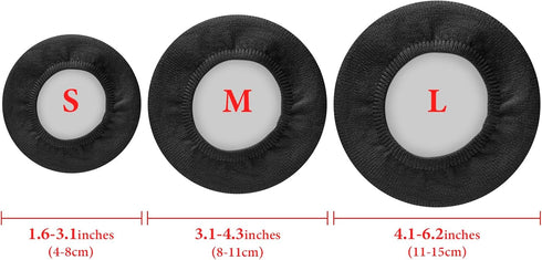 Geekria 2 Pairs Knit Headphones Ear Covers - Product Safety Certified - Washable & Stretchable Protectors for Over-Ear Headsets, Sweat Pads for Gy...