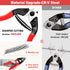 Sanuke Cable Cutter Wire Rope Heavy Duty up to 5/32" Stainless Steel Aircraft for Deck Railing Metal Fence Bicycle Brake Cutter with 6Pcs Crimping...