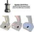 Spider Tool Holster - Drill Pins - Pack of One - Premium CNC Stainless Steel - Attaches to The Side of Any Brand Power Drill and Driver - Pairs wi...