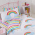 Price Right Home Rainbow Sky Junior Toddler Duvet Cover and Pillowcase Set...