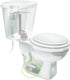 Fluidmaster 7110T-002-P10 Secure Toilet Bolt Caps, White...