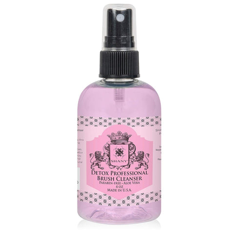 SHANY DETOX Professional Makeup Brush and Sponge Shampoo, Brush Cleanser, Removes dirt, Makeup from brushes and Sponges - Paraben Free, Vegan, Cru...