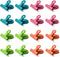 Magnetic Clips,16pcs Magnetic Metal Clips,Refrigerator Magnets Clips Whiteboard Wall Fridge Magnetic,Clip Magnets,Cute Magnets Metal Clip for Hous...