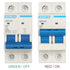 Baomain Miniature Circuit Breaker 2 Pole DZ47-63 C25 AC 230V 25Amp 400V DIN Rail Mounting MCB 2P (25 Amp)...