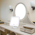 Upgraded 10x Magnifying Lighted Makeup Mirror with Natural White LED Lights, 360°Swivel Portable Cordless Makeup Mirrors with Locking Suction Base...