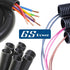 GS Power Wire Loom – 1/2 Inch x 25 Ft Split Cable Sleeves for Industrial Electrical Wires – High Temperature Cable Conduit...