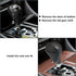 X AUTOHAUX Car Auto Automatic Gear Stick Shift Knob for Lexus ES350 2007-2015 GS450h 2007-2011 for Lexus RX450h Black Faux Leather Carbon Fiber Pa...