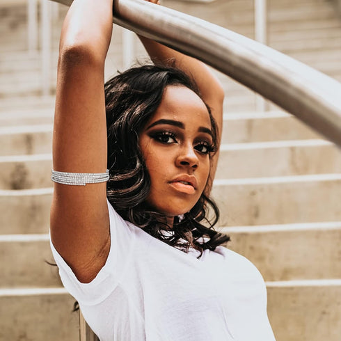 SAILIMUE 8 Pcs Arm Cuff Upper Arm Band Cuff Bracelets for Women Minimalist Simple Coil Bangle Gold Silver Adjustable Open Armlet Armband Costume J...