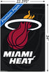 Trends International NBA Miami Heat - Logo 14 Wall Poster, 22.375" x 34", Premium Poster & Clip Bundle...