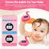 Rechargeable Baby Bath Thermometer Newborn with Light, BPA-Free Flamingo Bath Thermometer Baby Safety, IP68 Waterproof Bathtub Thermometer Floatin...