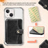 M-Plateau Phone Wallet Stick on, 3M Adhesive Slim Credit Card Holder for Cell Phone and Phone Case Phone Card Holder Compatible with Most Smartpho...