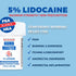 Clinical Resolution Numb Master 5% Lidocaine Numbing Cream for Pain Relief, Topical Anesthetic Burn Itch Cream Maximum Strength, Fast Acting Hemor...