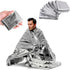 Emergency Mylar Thermal Blankets, Silver Gold Foil Survival Blanket Space Blanket Survival Kit for Outdoors, Camping, Hiking, Survival or First Ai...