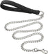 Heavy Duty Metal Dog Leash, 5 FT Chew Proof Pet Leash Chain with Soft Padded Handle for Large & Medium Size Dogs (5 FTx3 mm (20-100 lbs))...