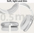 AirPods Max Case Cover - Clear White-M, Soft Silicone Headphone Cover with Heavy Duty Protection for Apple AirPods Max Headphones......