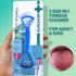 Tongue Scraper for Adults Plastic Tongue Cleaner 2 Size in 1 - Tongue Scraper for Kids - Tongue Scraper Breathrx plastic, Bad Breath Treatment for...