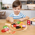 Hape Perfect Pizza Wooden Playset for Kids Kitchen| 2-in-1 Pizza Oven & Delivery Box| 29 PCs Pretend Play for Toddlers Ages 3 Years and Up , Black...
