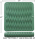 MicoYang Silicone Dish Drying Mat for Multiple Usage,Easy clean,Eco-friendly,Heat-resistant Silicone Mat for Kitchen Counter or Sink,Refrigerator ...