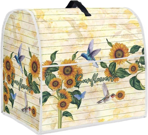 Sunflower Bird Plank Mixer Cover L Size Stand Mixer Cover Kitchen Mixer Assecories to Keep Clean & Safe Kitchen Appliance Organizer Bag Coffee Mak...