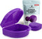 FRESH KNIGHT Retainer Case (2 Pack). Retainer Case with Vent Holes. Perfect for Denture, Mouth Guard, Aligner (Purple)...